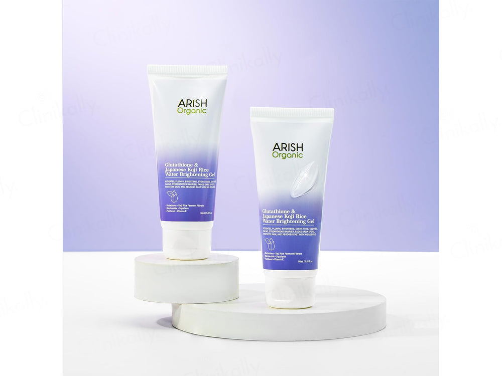 Arish Organic Glutathione & Japanese Koji Rice Water Brightening Gel