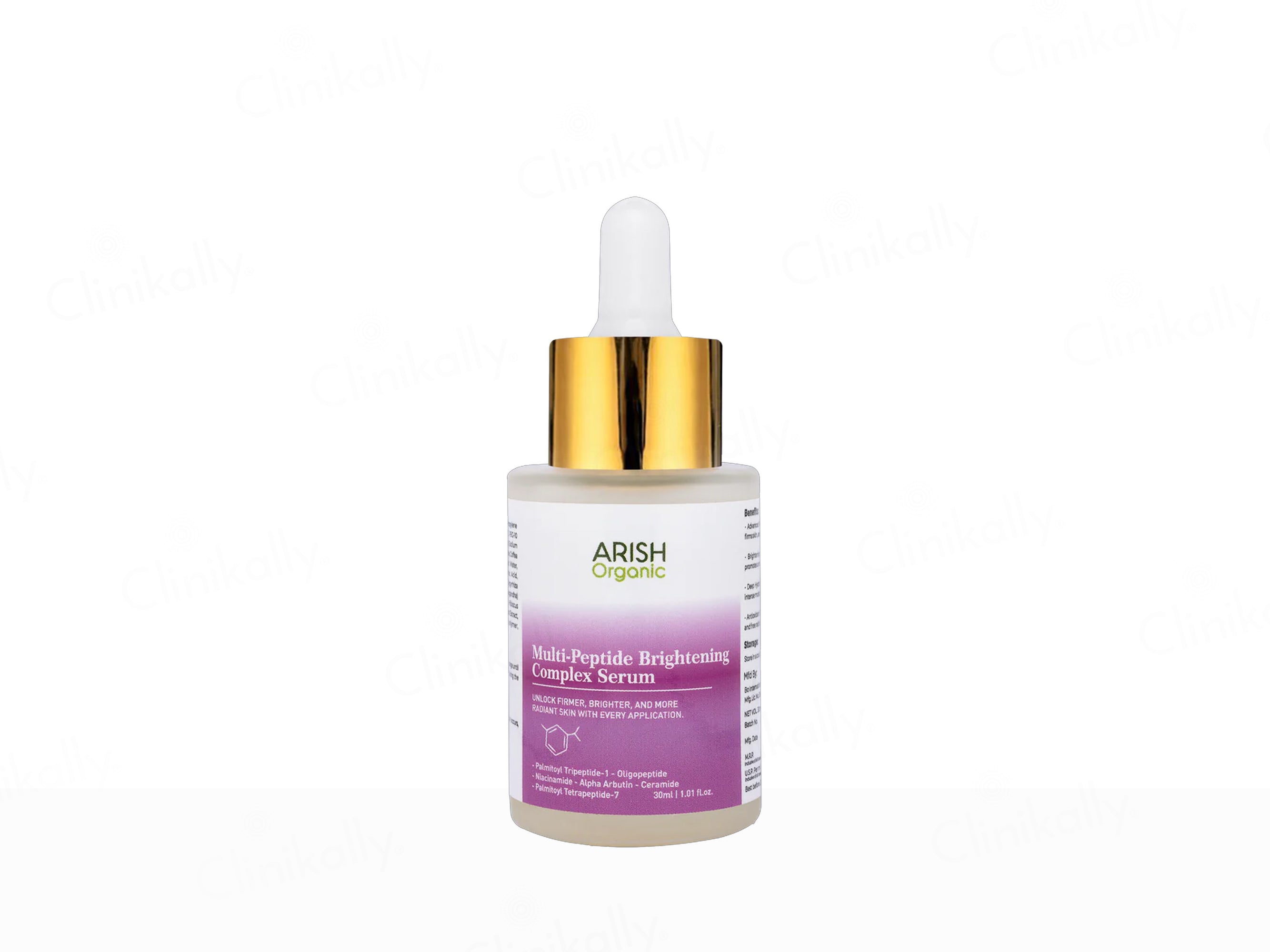 Arish Organic Multi-Peptide Brightening Complex Serum