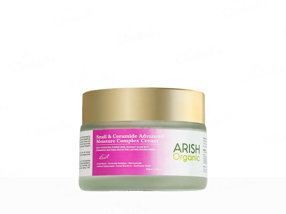 Arish Organic Snail & Ceramide Advanced Moisture Complex Cream