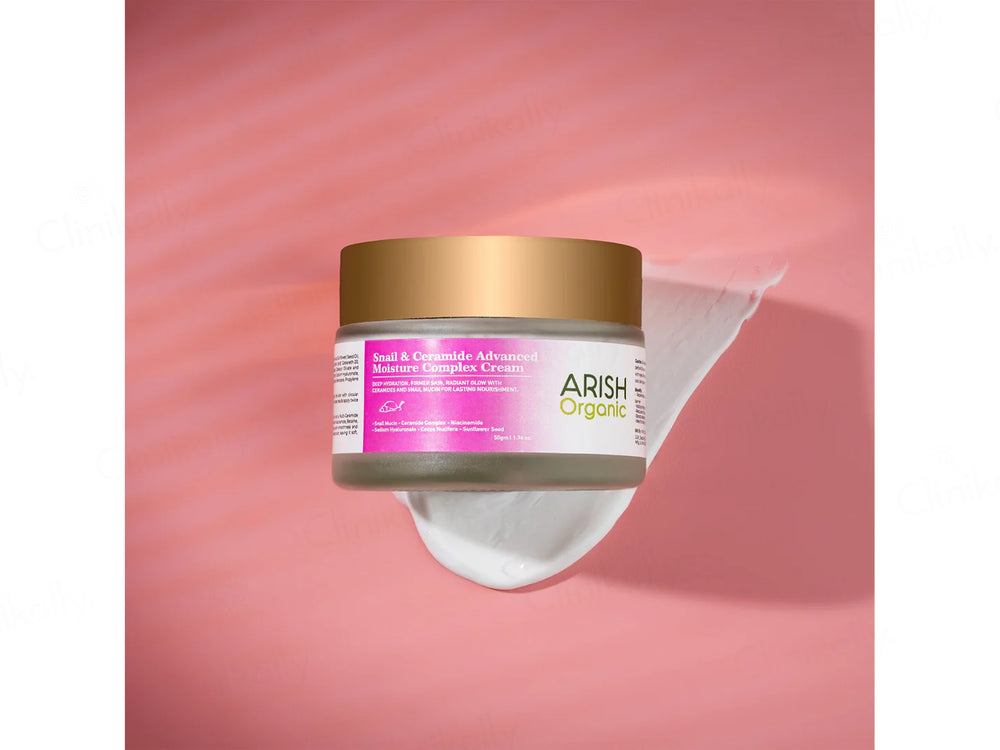 Arish Organic Snail & Ceramide Advanced Moisture Complex Cream