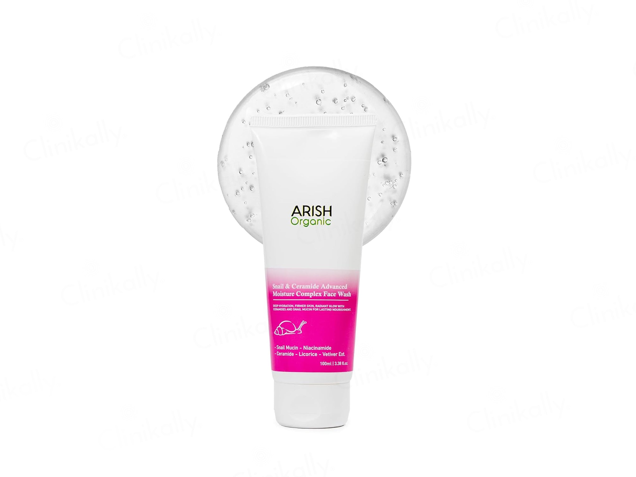 Arish Organic Snail & Ceramide Advanced Moisture Complex Face Wash