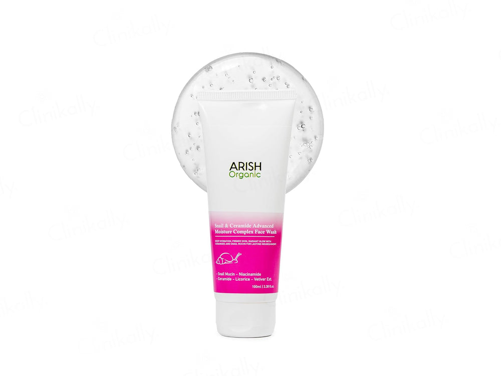 Arish Organic Snail & Ceramide Advanced Moisture Complex Face Wash