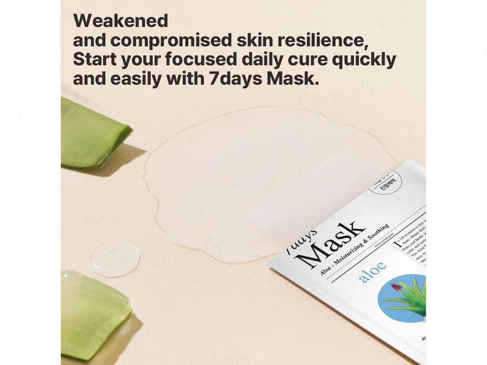 Ariul 7days Mask Aloe Moisturizing & Soothing H