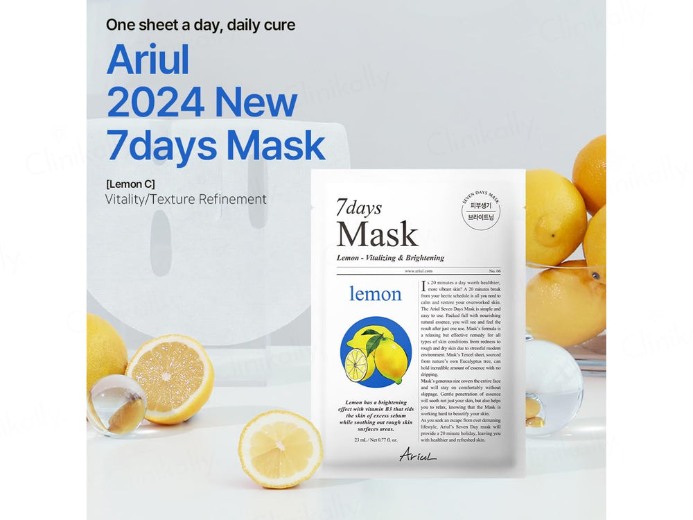 Ariul 7days Mask Lemon Vitalizing & Brightening C