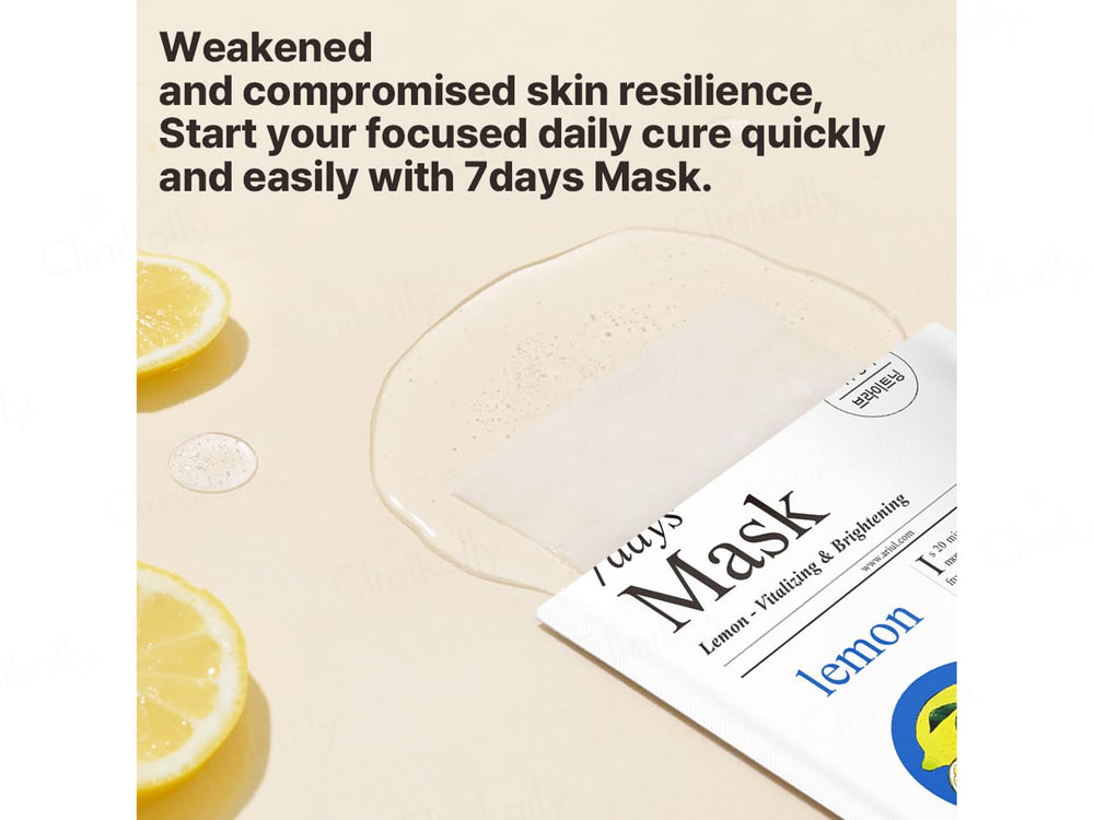 Ariul 7days Mask Lemon Vitalizing & Brightening C
