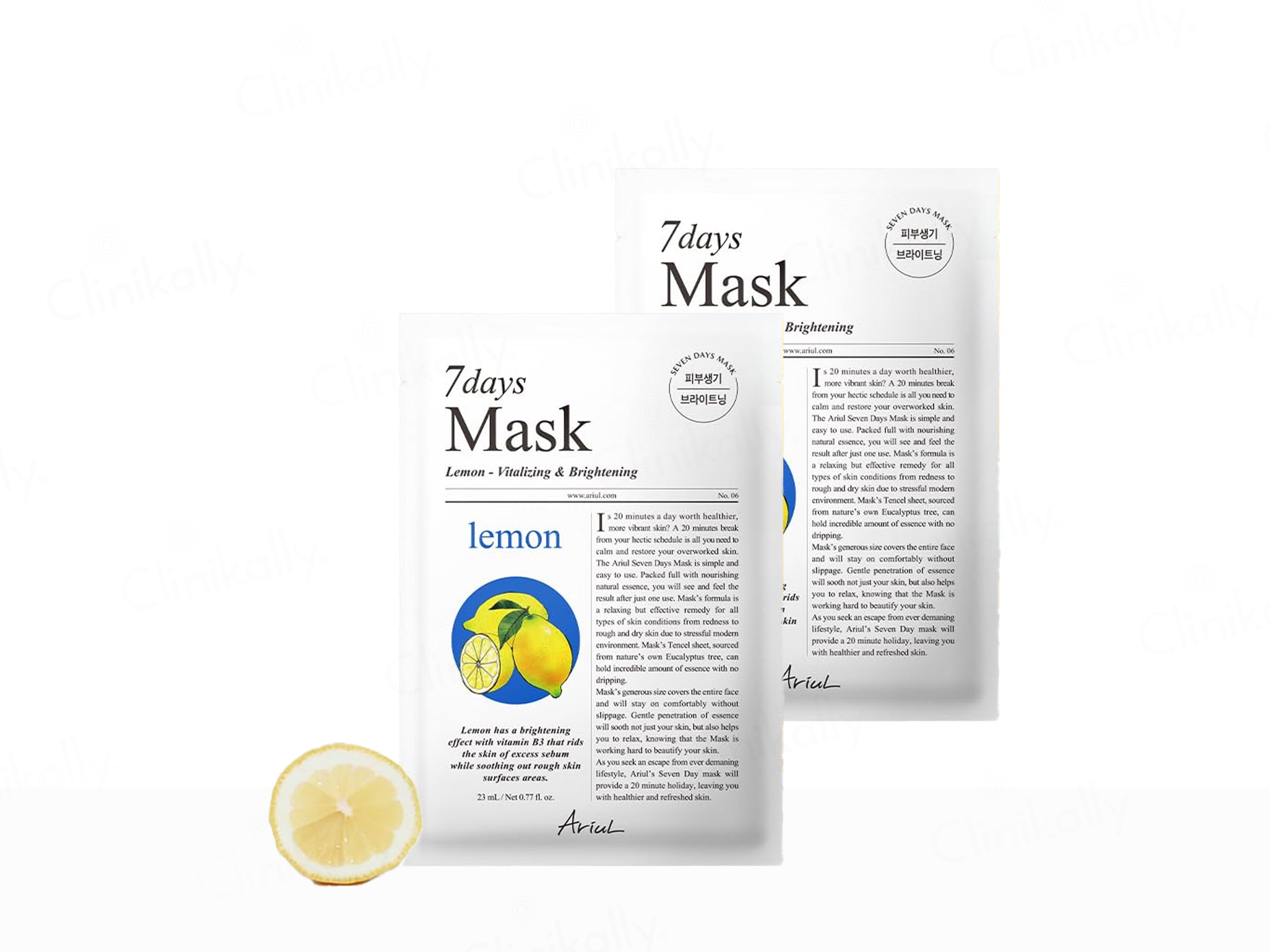 Ariul 7days Mask Lemon Vitalizing & Brightening C