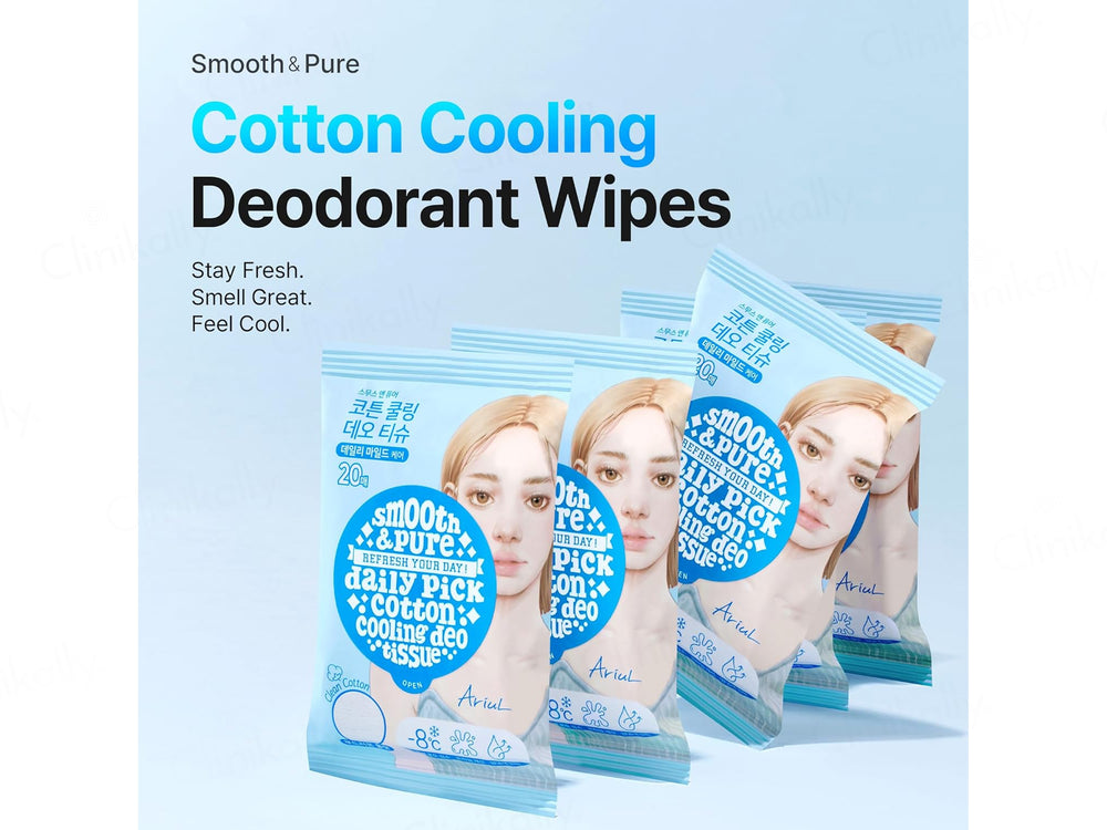 Ariul Smooth & Pure Cotton Cooling Deo Tissue