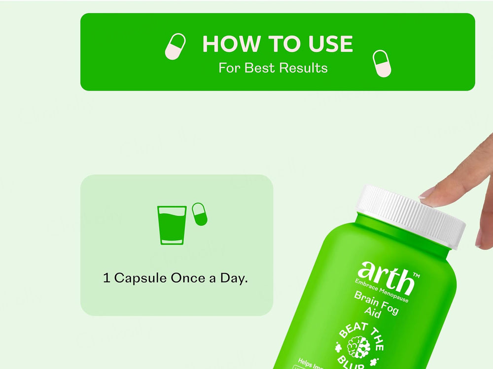 Arth Brain Fog Aid Health Supplement Capsule For Women