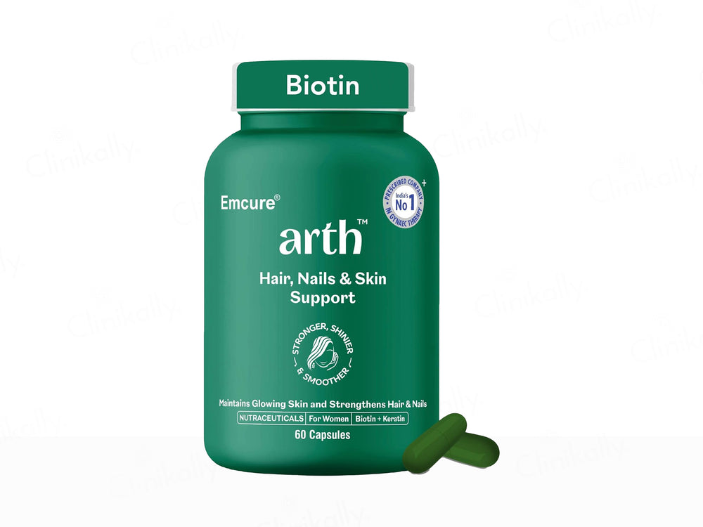 Arth Hair, Nails & Skin Support Nutraceutical Capsule For Women