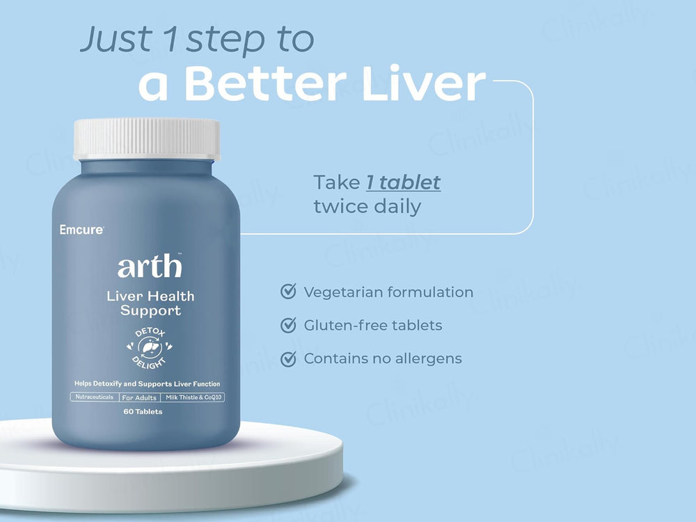 Arth Liver Health Support Supplement Tablet For Women