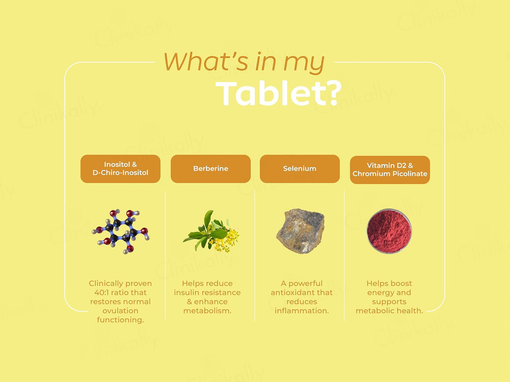 Arth PCOS Support Nutraceutical Tablet For Women