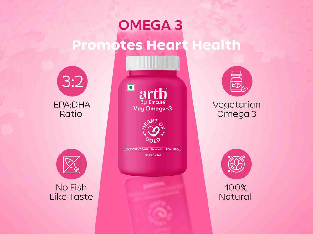 Arth Veg Omega-3 Nutraceutical Capsule For Adults