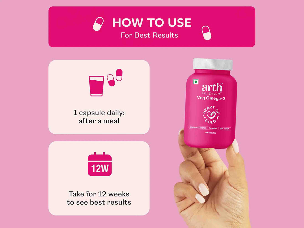 Arth Veg Omega-3 Nutraceutical Capsule For Adults