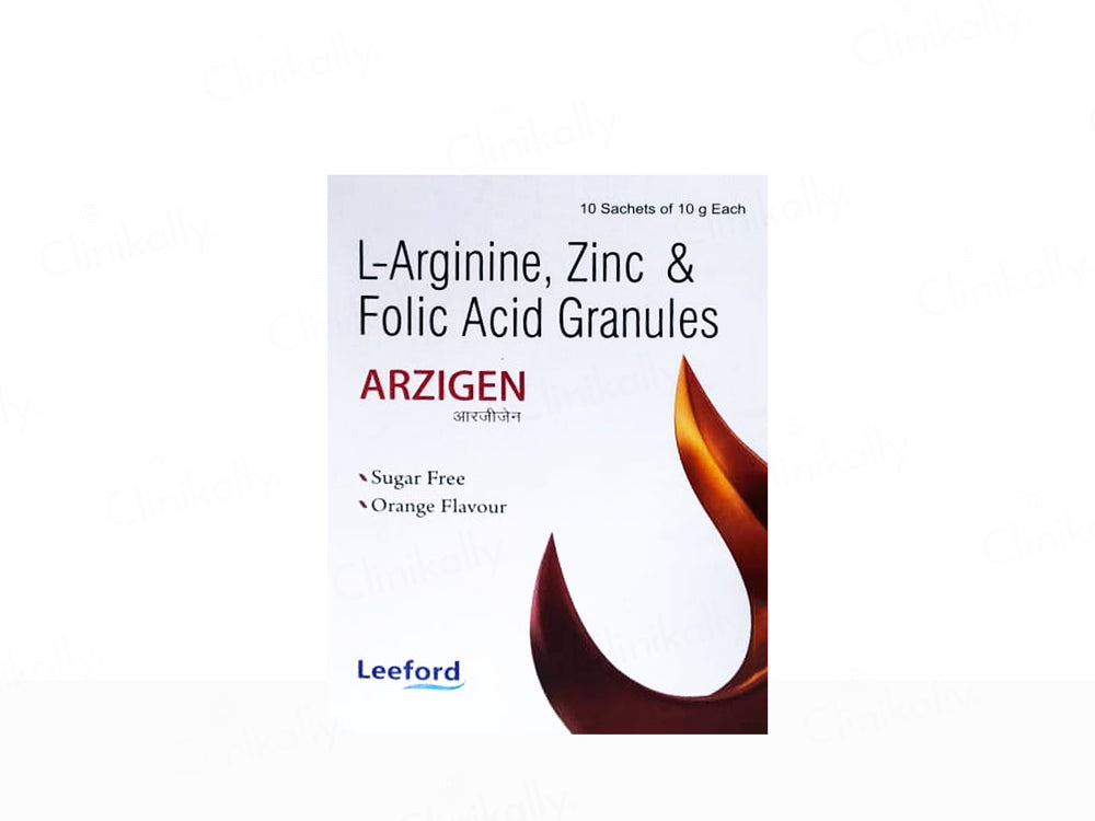Arzigen Sugar Free Granules - Orange Flavour