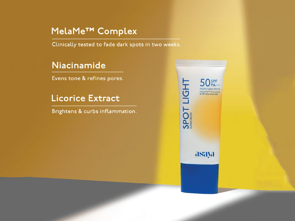 Asaya Spot Light Sunscreen SPF 50 PA++++
