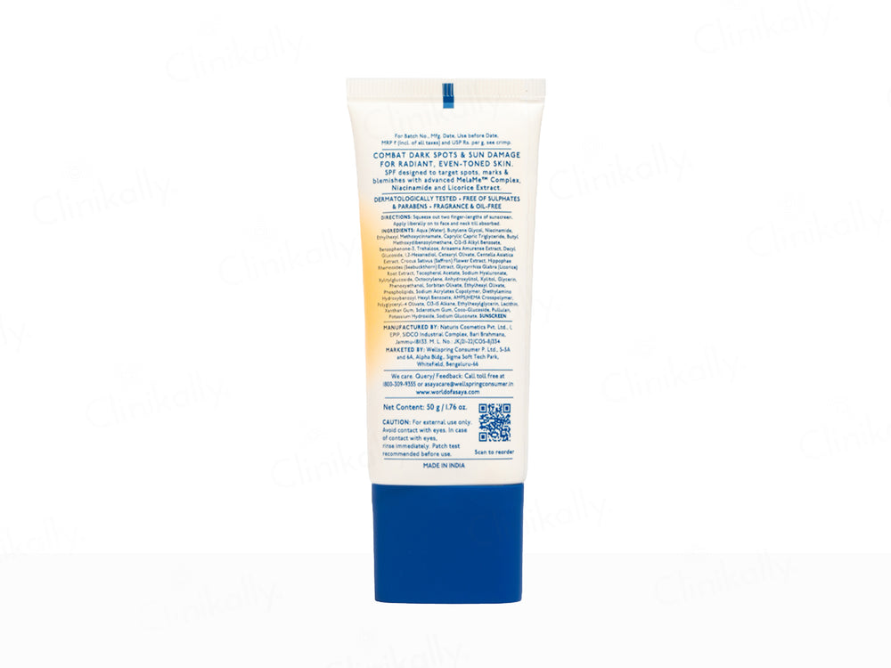 Asaya Spot Light Sunscreen SPF 50 PA++++