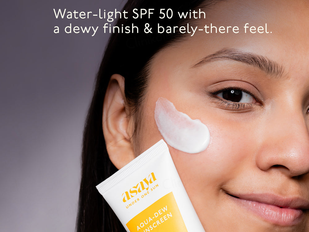 Asaya Under One Sun Aqua-Dew Sunscreen SPF 50 PA+++