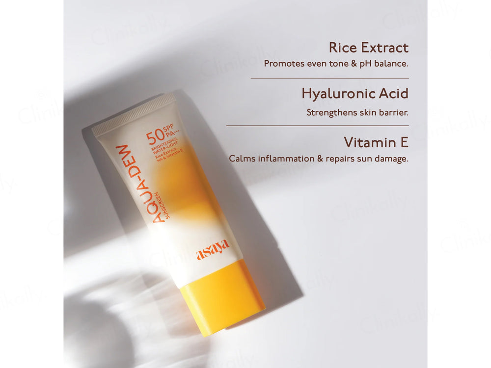 Asaya Under One Sun Aqua-Dew Sunscreen SPF 50 PA+++