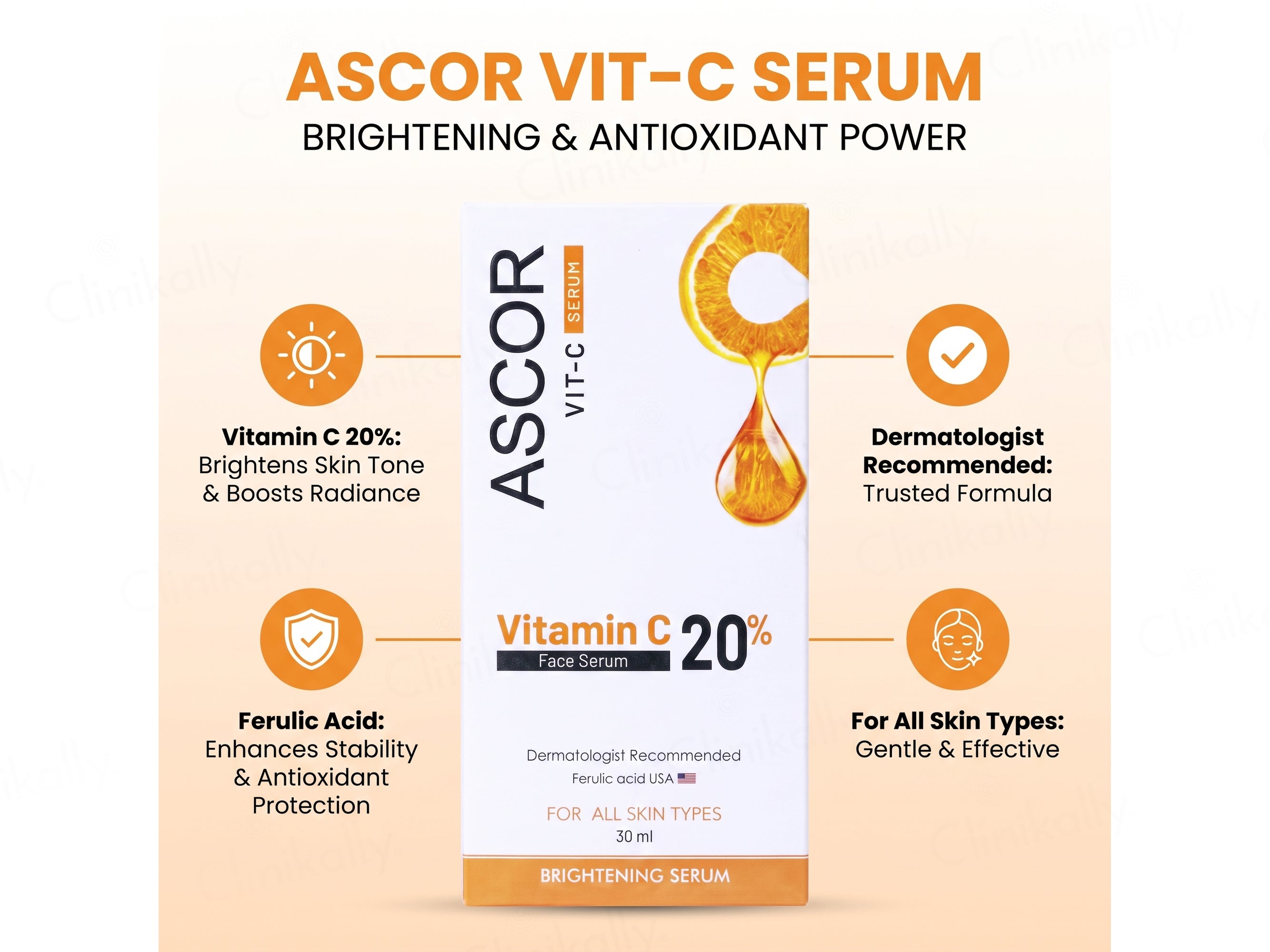 Ascor Vit-C 20% Brightening Face Serum
