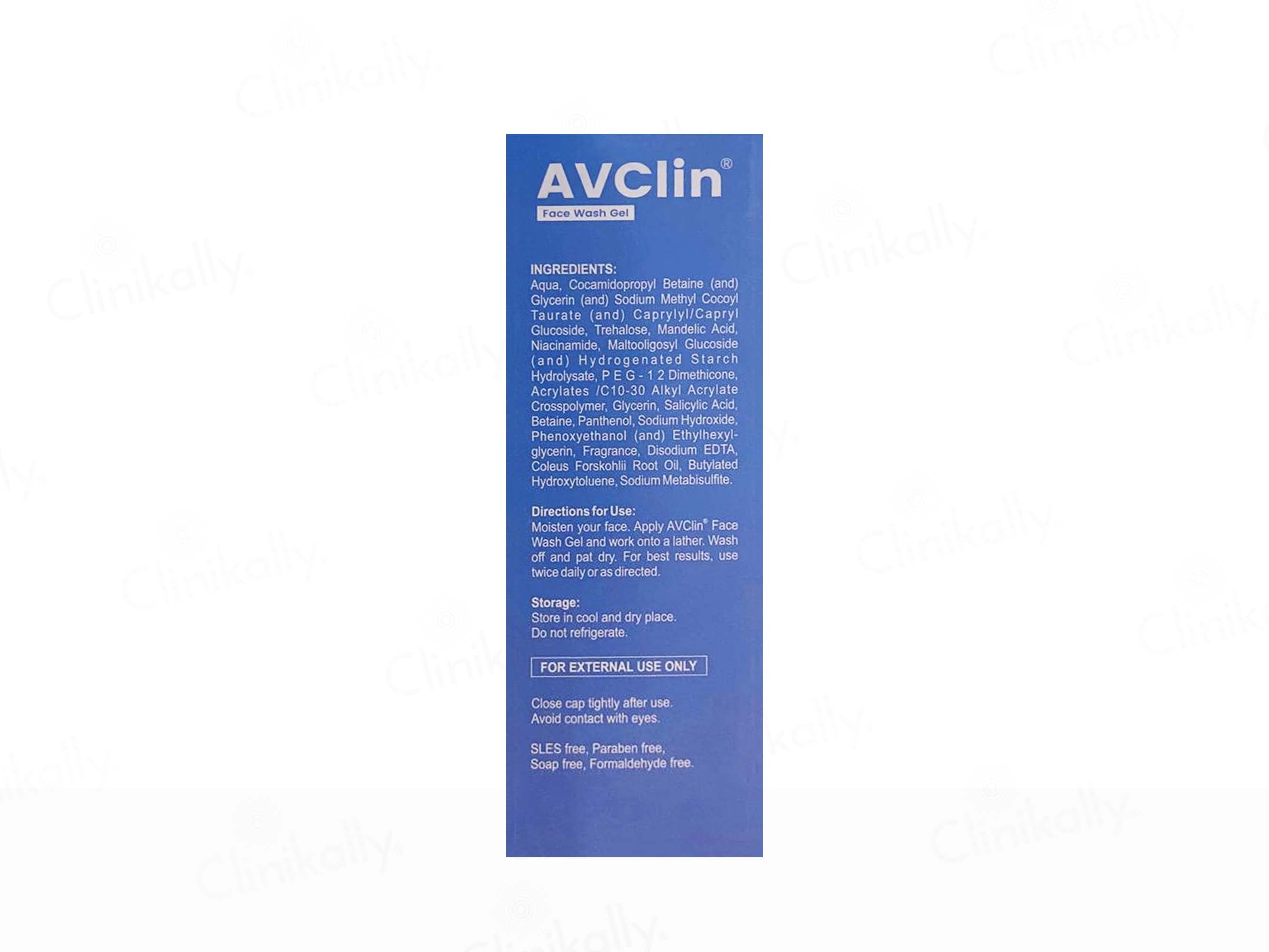 Avclin Face Wash Gel