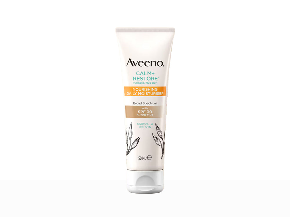 Aveeno Calm+ Restore Nourishing Daily Moisturiser Sheer Tint SPF 30