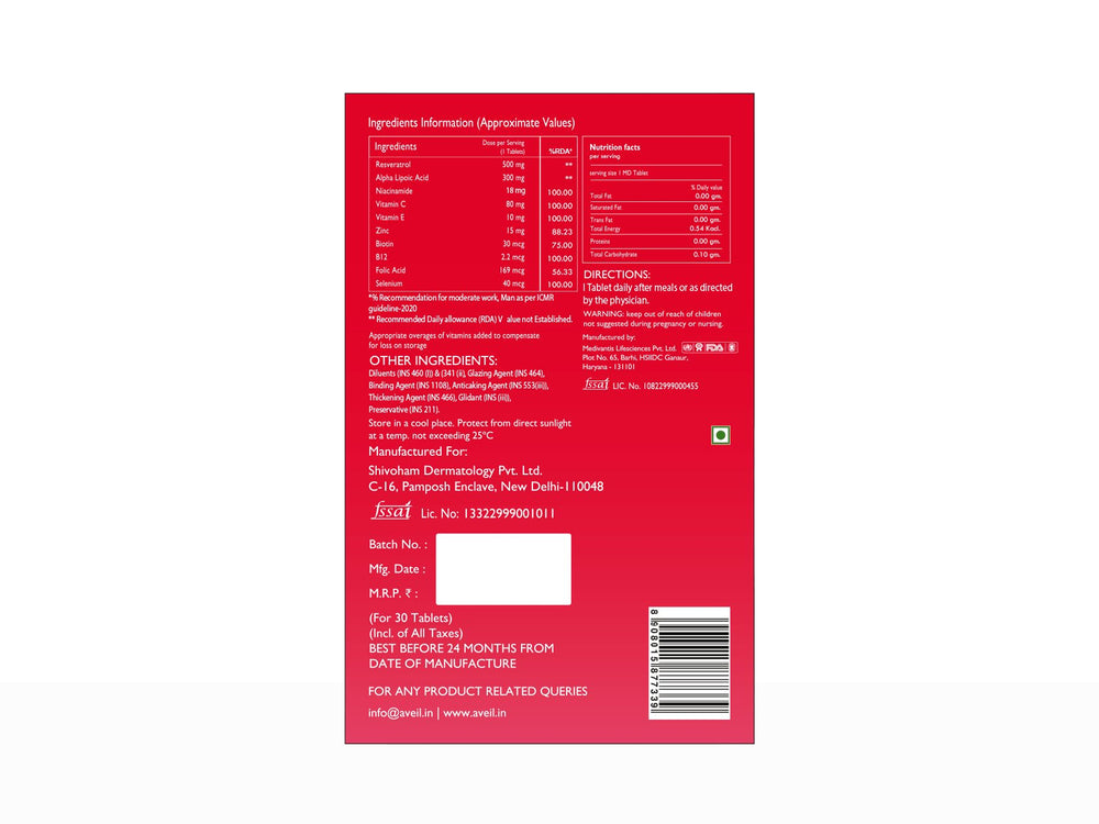 Aveil Rejuveil Tablet