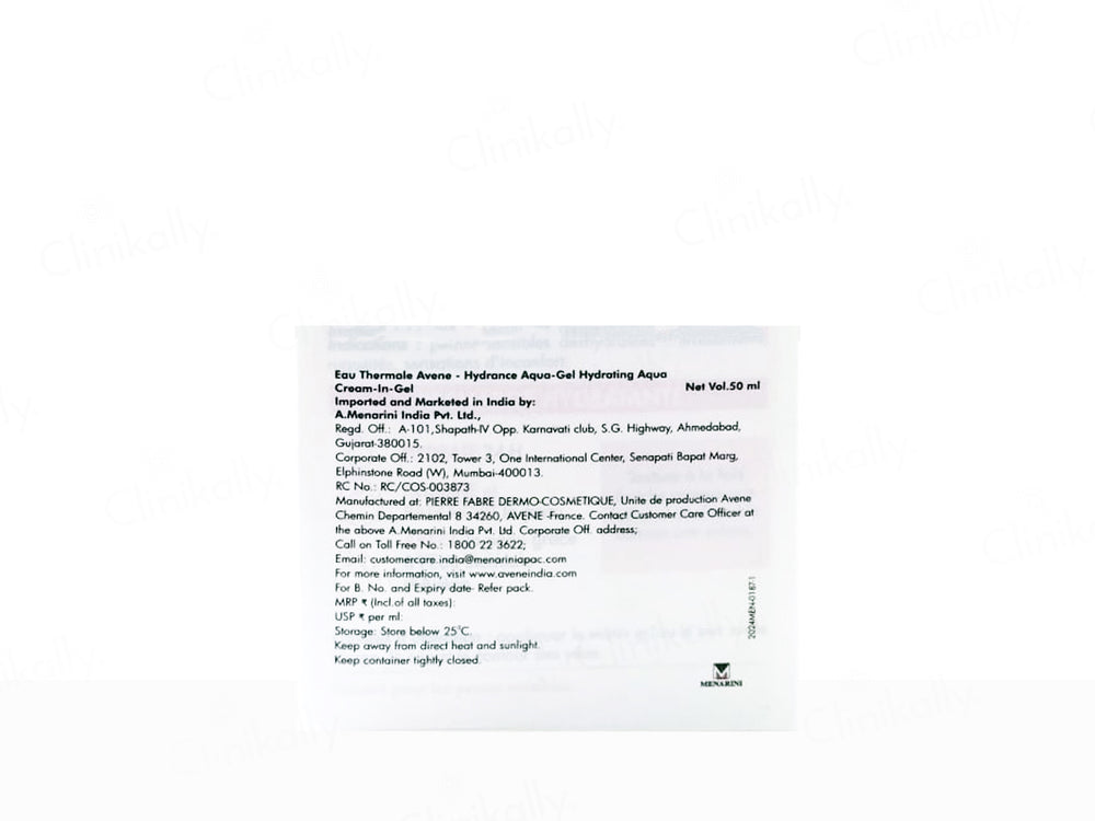 Avene Hydrance Hydrating Aqua Cream-In-Gel