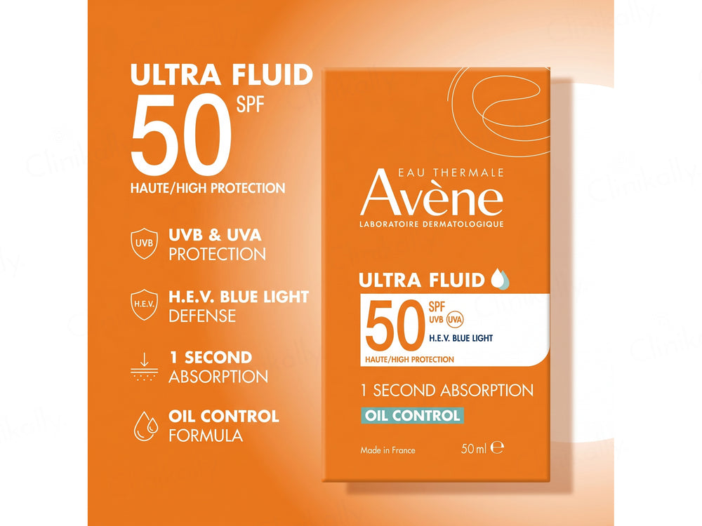 Avene Ultra Fluid Oil Control Sunscreen SPF 50