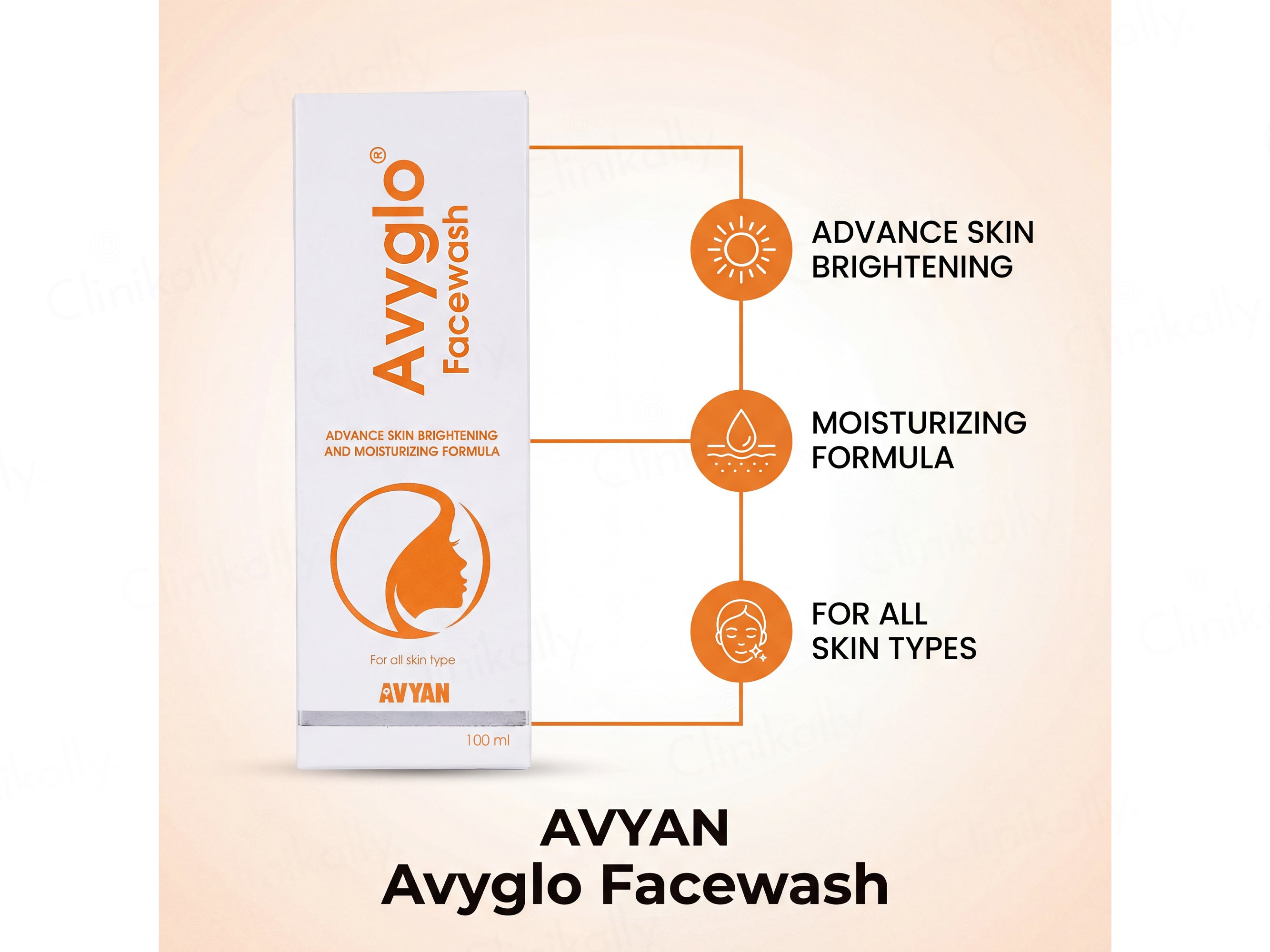 Avyglo Advance Skin Brightening & Moisturizing Facewash