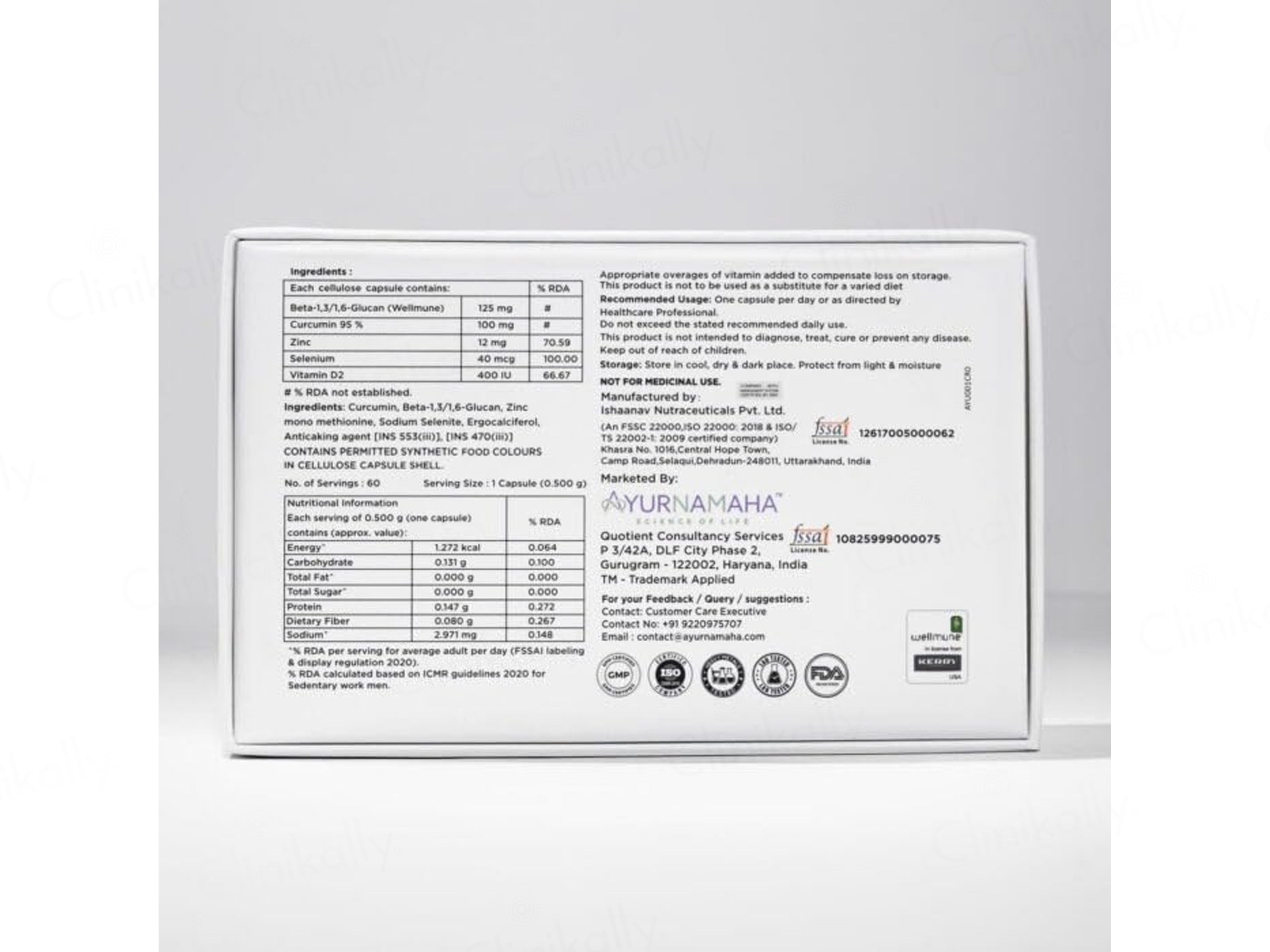 Ayurnamaha Kavach Immunity Nutraceutical Capsule
