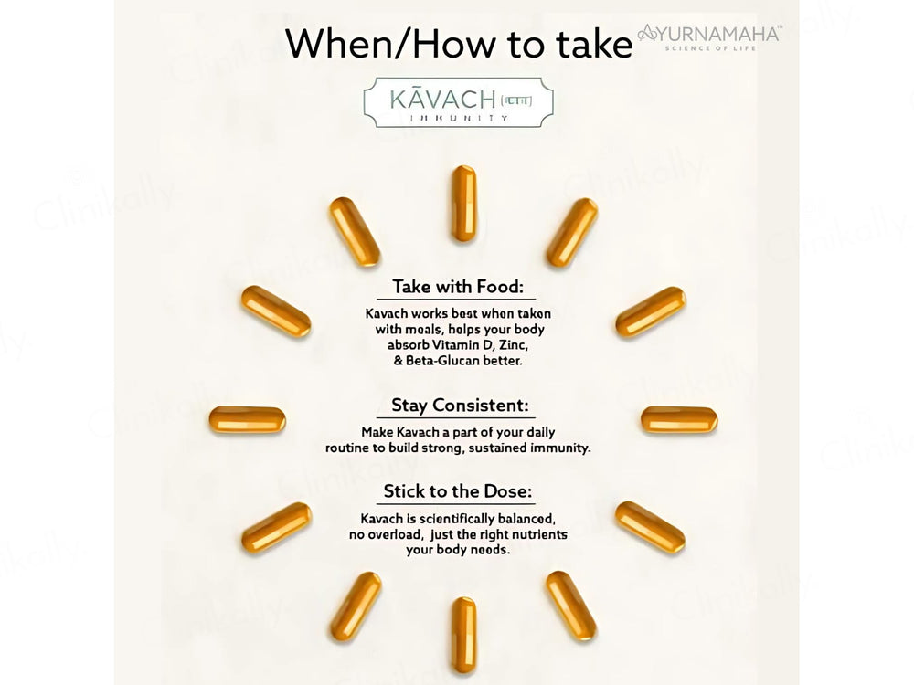Ayurnamaha Kavach Immunity Nutraceutical Capsule