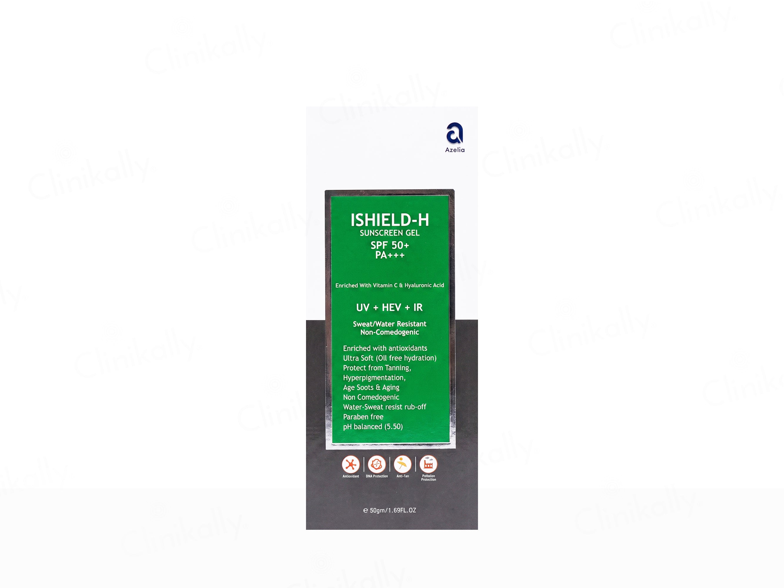 Azelia I-Shield-H Sunscreen Gel SPF 50+ PA+++