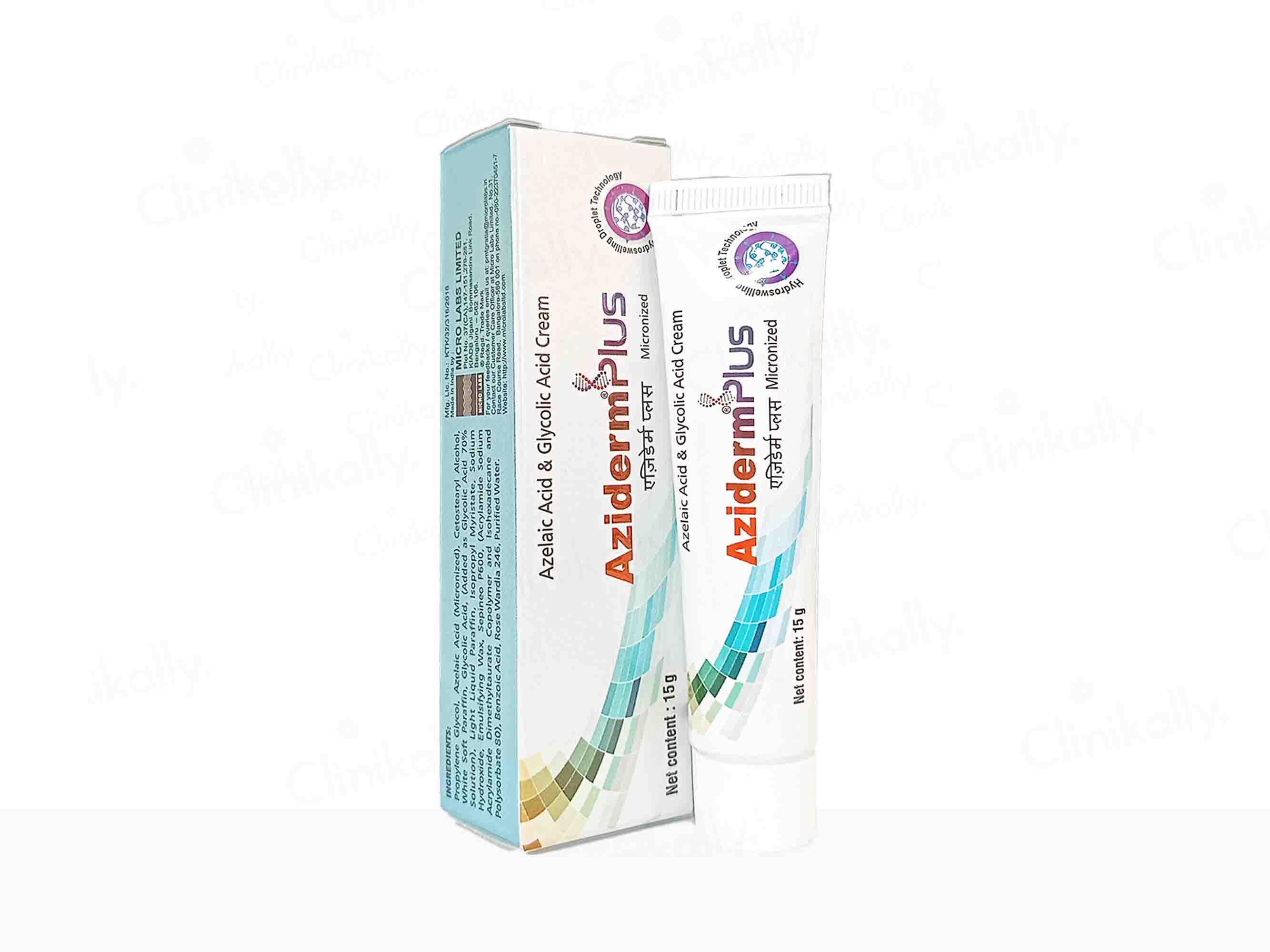 Aziderm Plus Cream - Clinikally
