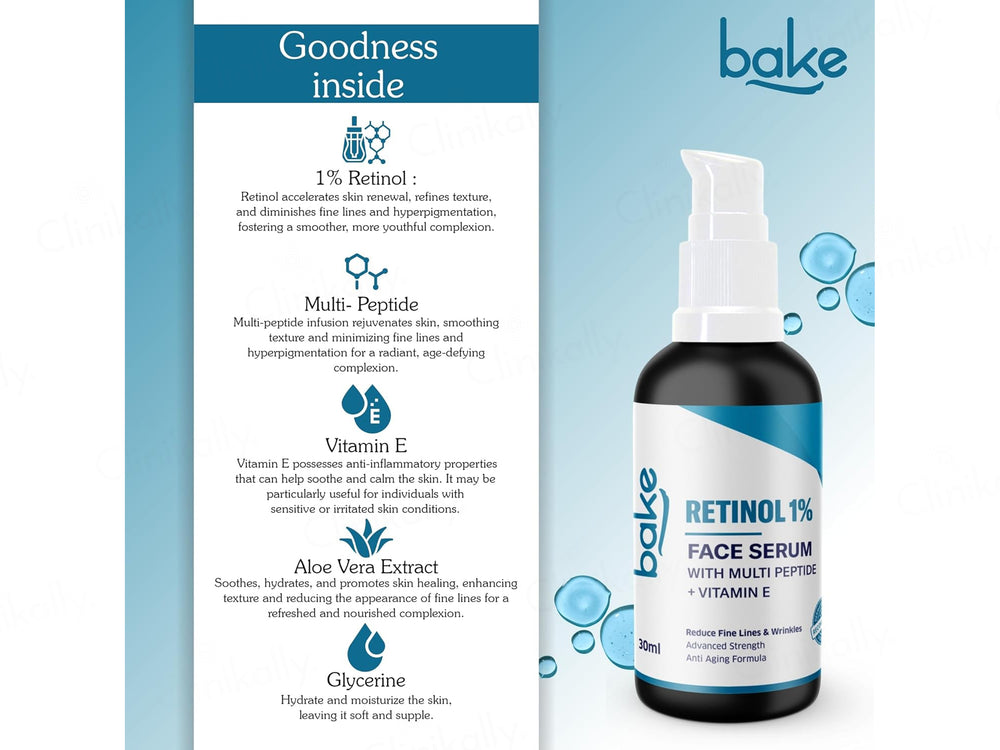 BAKE 1% Retinol Face Serum