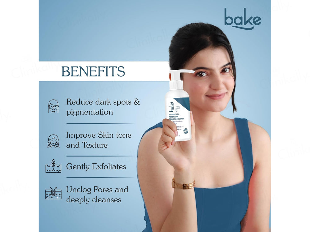 BAKE 2% Trans-Zelaic Pigmentation Corrector Face Wash