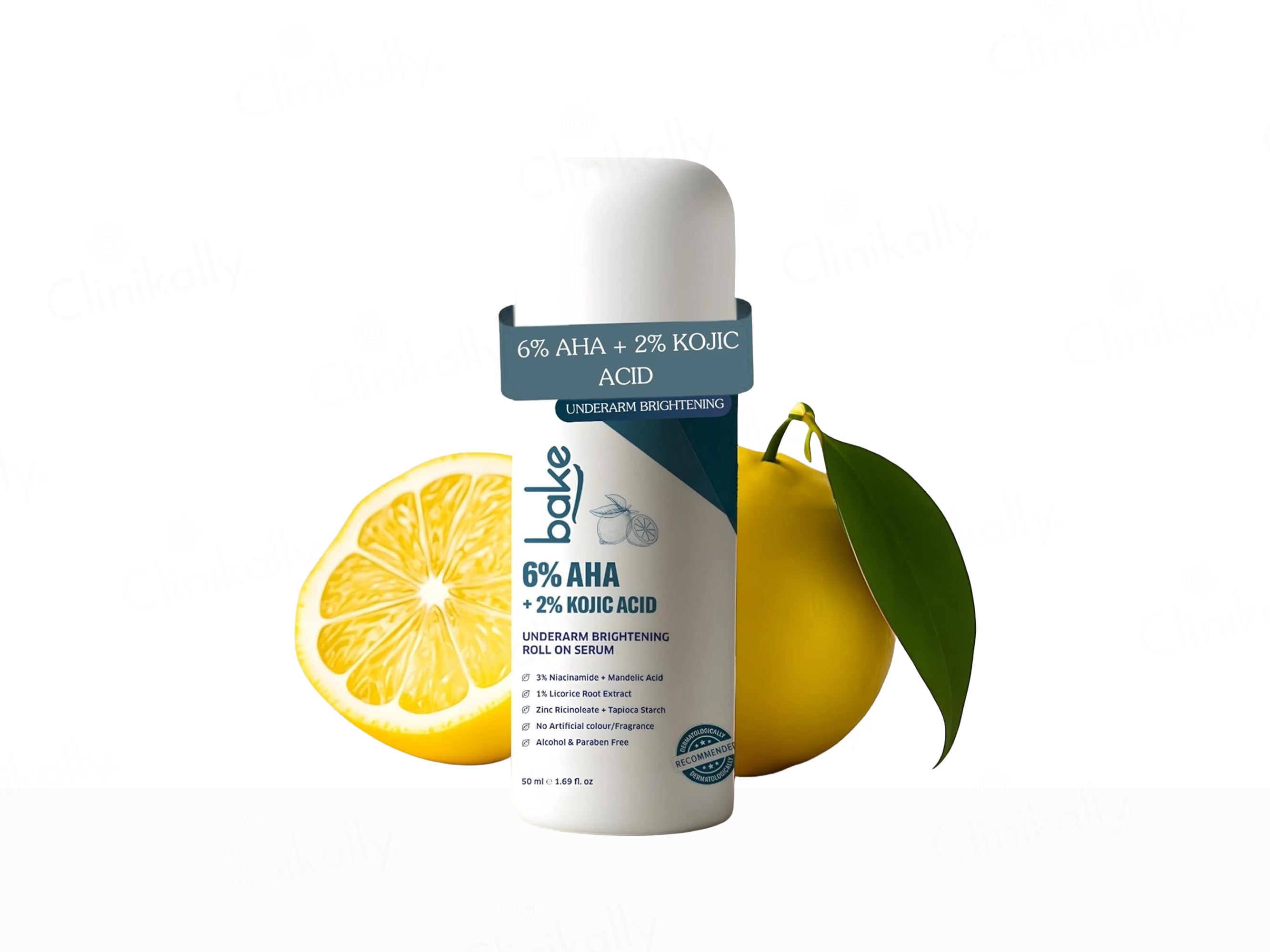 BAKE 6% AHA + 2% Kojic Acid Underarm Brightening Roll On Serum
