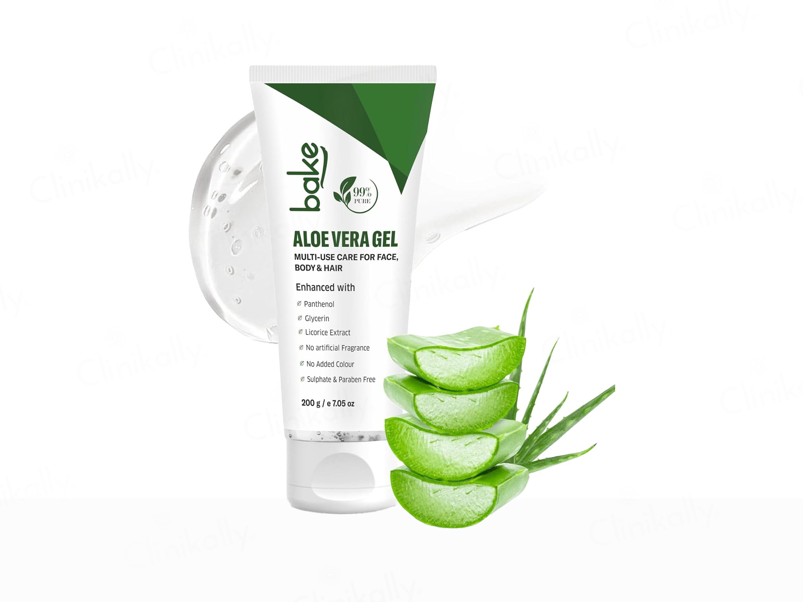 BAKE 99% Pure Multi-Use Aloe Vera Gel