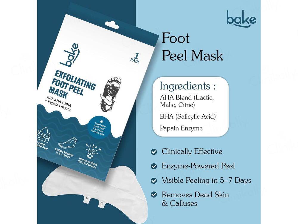 BAKE AHA + BHA Exfoliating Foot Peel Mask