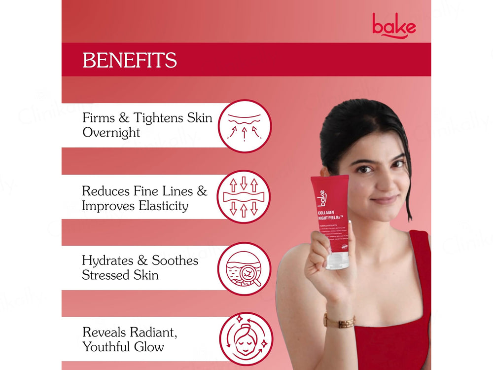 BAKE Collagen Night Peel Mask Rx Face Mask