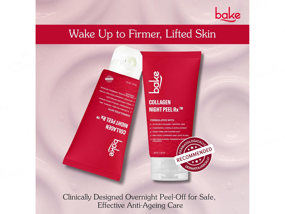 BAKE Collagen Night Peel Mask Rx Face Mask