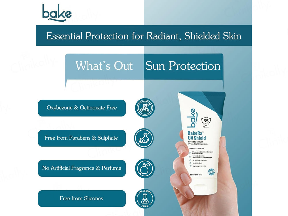 BAKE Rx UV Shield Sunscreen SPF 55 PA+++