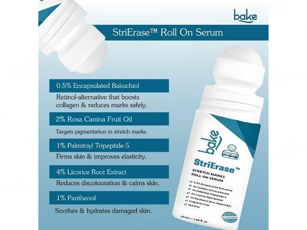 BAKE StriErase Stretch Marks Roll On Serum