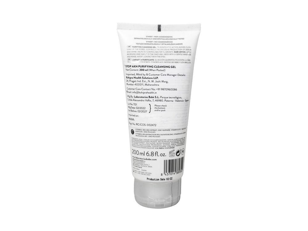 BABE Stop AKN Purifying Cleansing Gel - Clinikally
