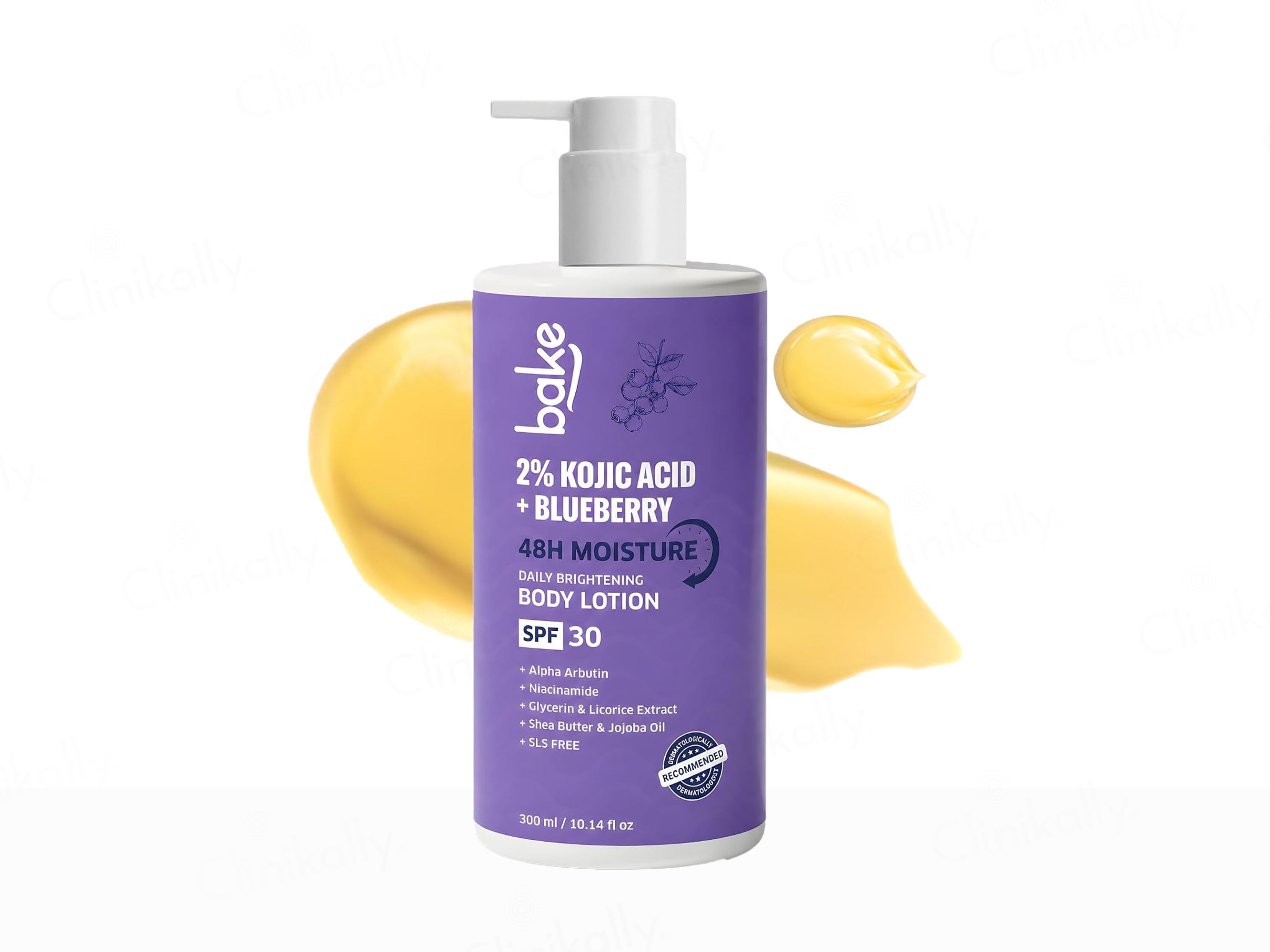 Bake 2% Kojic Acid + Blueberry Daily Brightening Body Lotion SPF 30