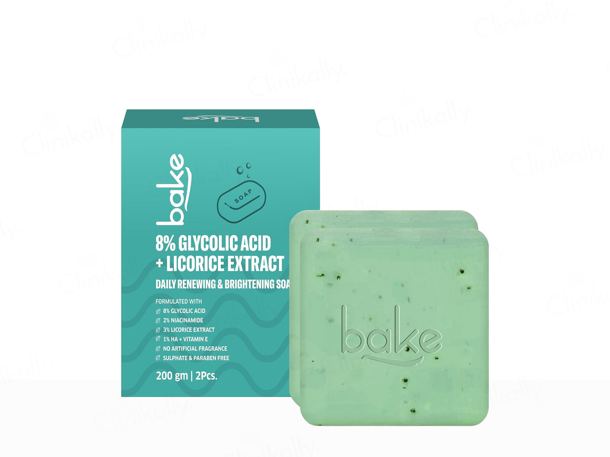 Bake 8% Glycolic Acid + Licorice Extract Daily Renewing & Brightening Soap