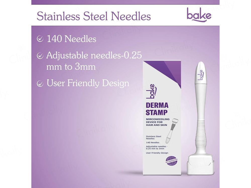 Bake Derma Stamp Microneedling Device Kit