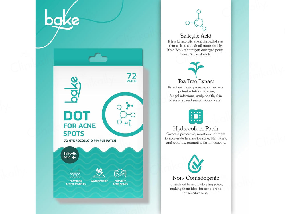 Bake Salicylic Acid Dot Acne Patch