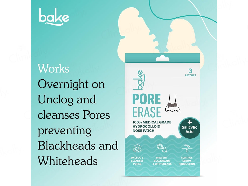 Bake Salicylic Acid Pore Erase Hydrocolloid Nose Patch