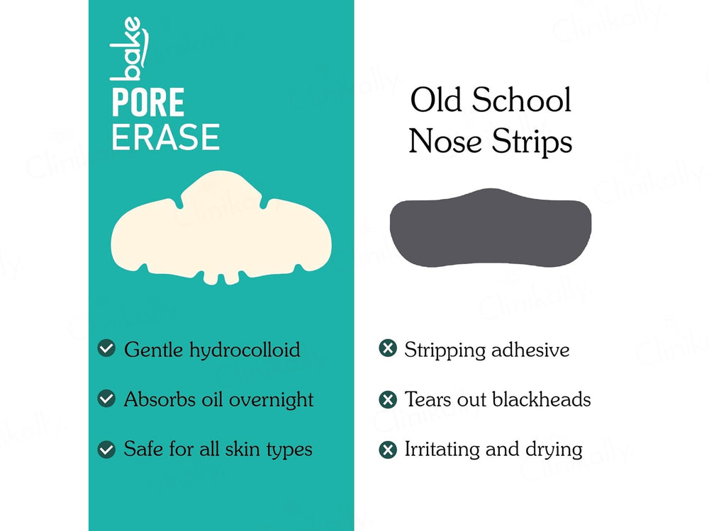 Bake Salicylic Acid Pore Erase Hydrocolloid Nose Patch