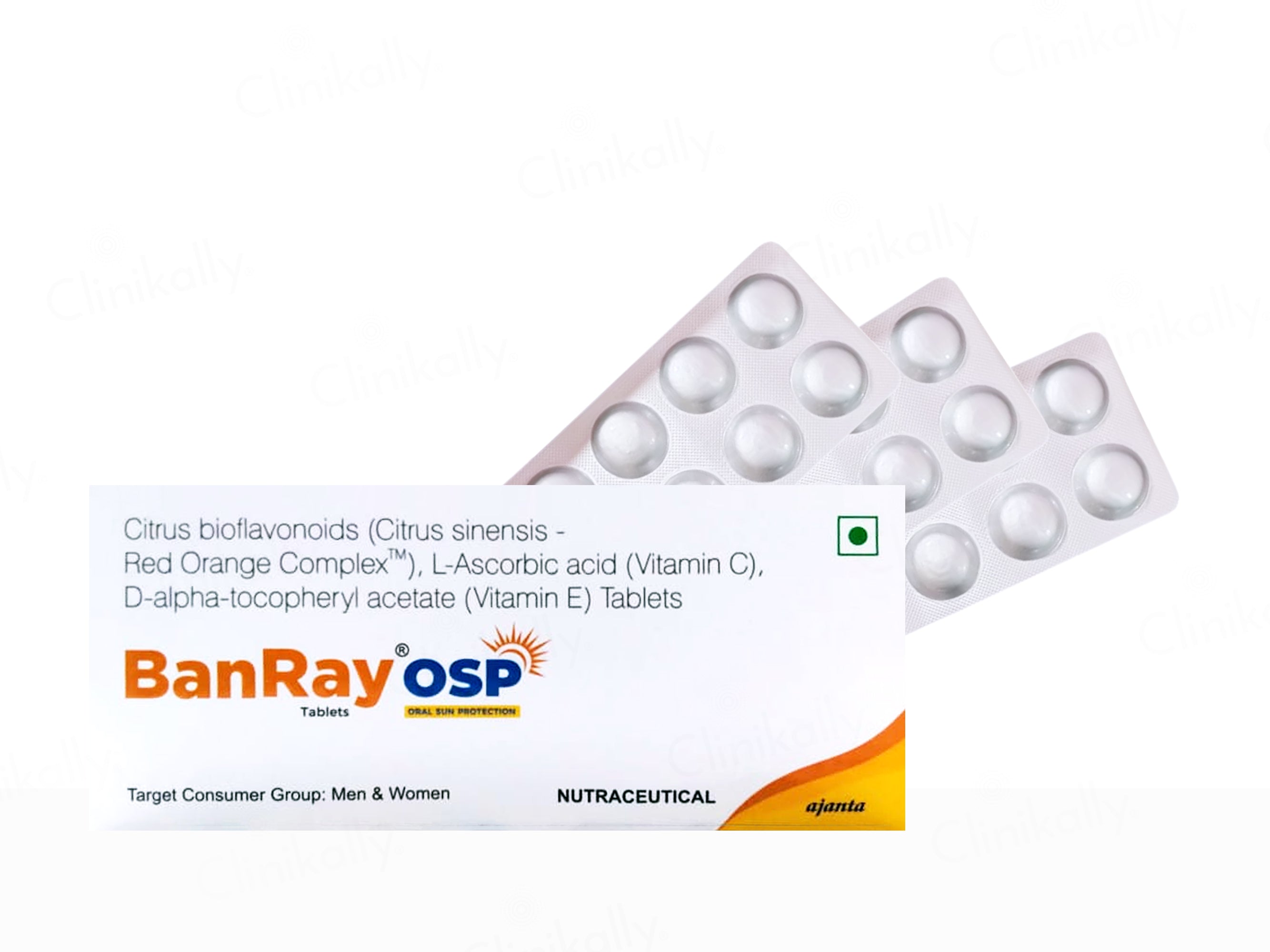 Banray OSP Oral Sun Protection Nutraceutical Tablet For Men & Women